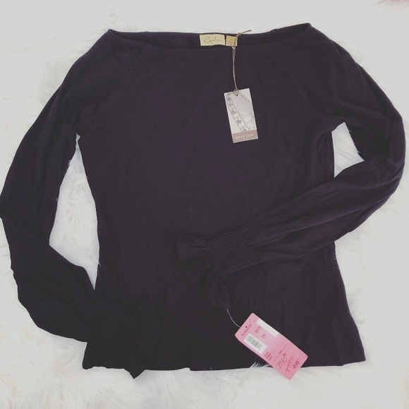 Caslon Tops - Nordstrom Caslon XS Long Sleeve Knit bell sleeve